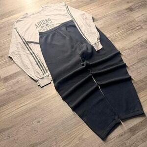 🖤 Vintage Fruit of the Loom Baggy Cotton Sweatpants — Faded Black — Size XL